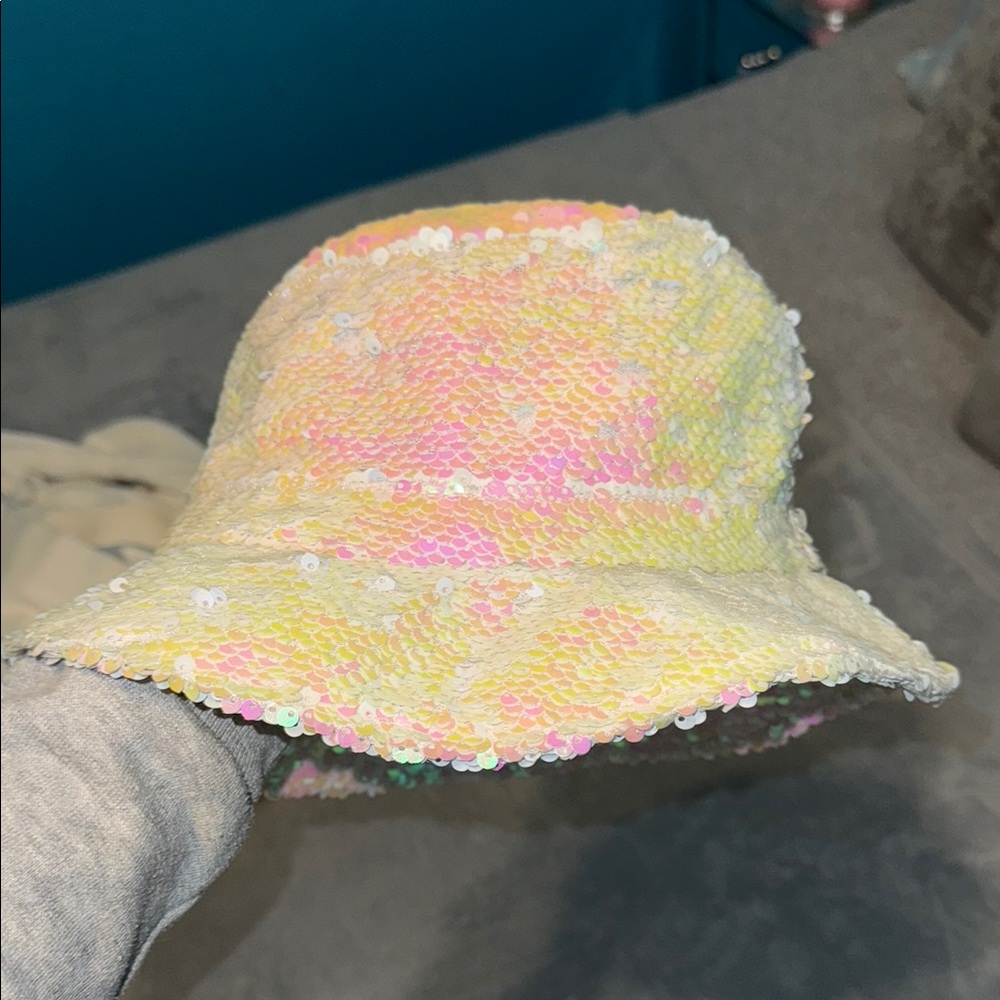 Sequin Bucket Hat